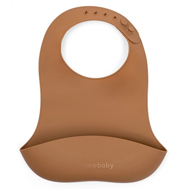 Silikonlätzchen New Baby braun