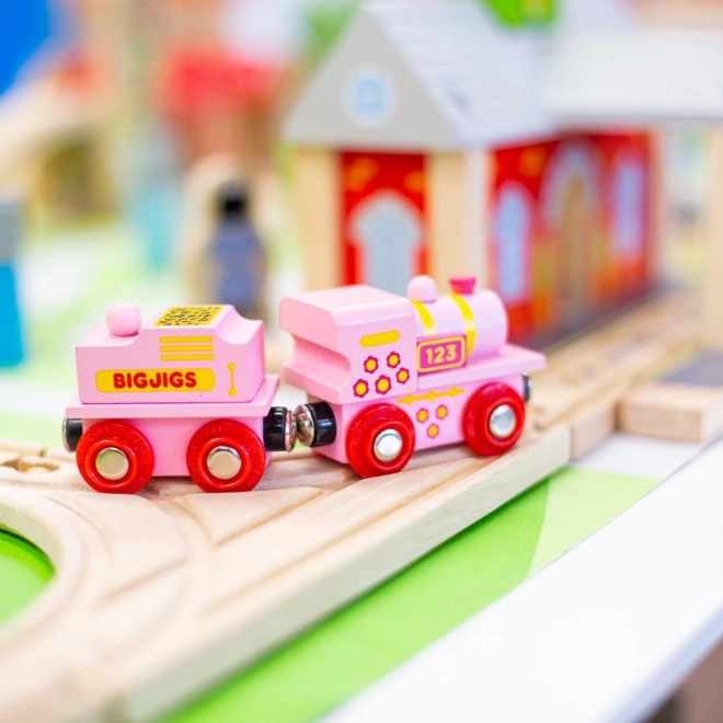 Compatibel met de meeste houten treinbanen
