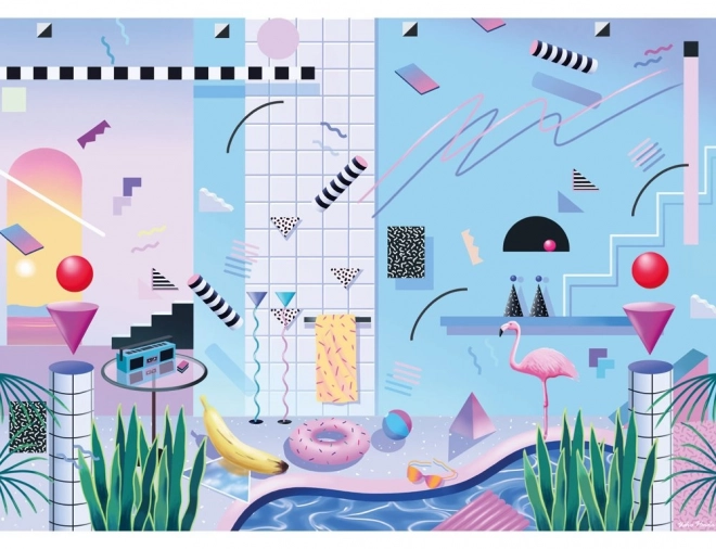 Puzzle Poolside 1000 Pieces by Cloudberries