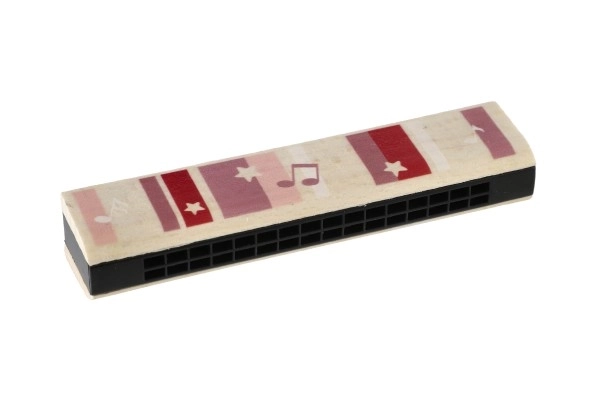 Colorful Wooden Harmonica for Kids