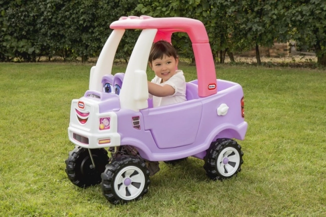 Stable ride on large wheels