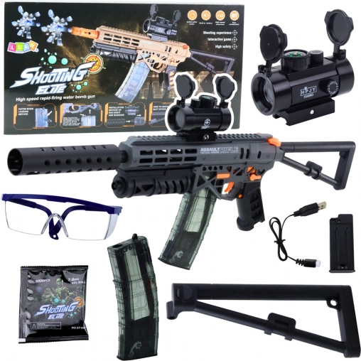 Elektrische gel-kogelpistool MK7 met accu en accessoires