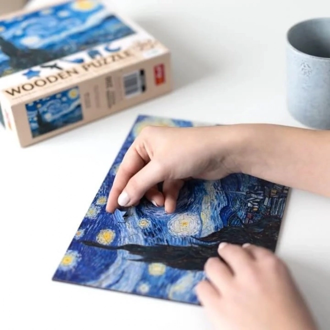 Holzpuzzle Vincent van Gogh - Sternennacht 200 Teile