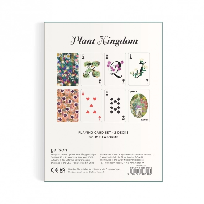 Galison Kartenspiel-Set Pflanzenreich von Joy Laforme