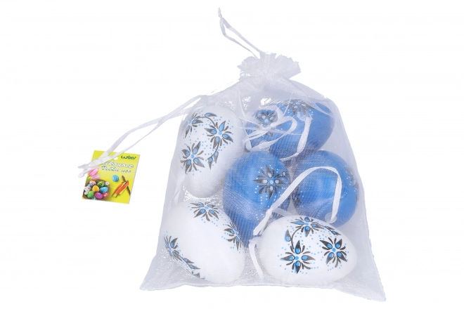 Decoratieve plastic eieren mix
