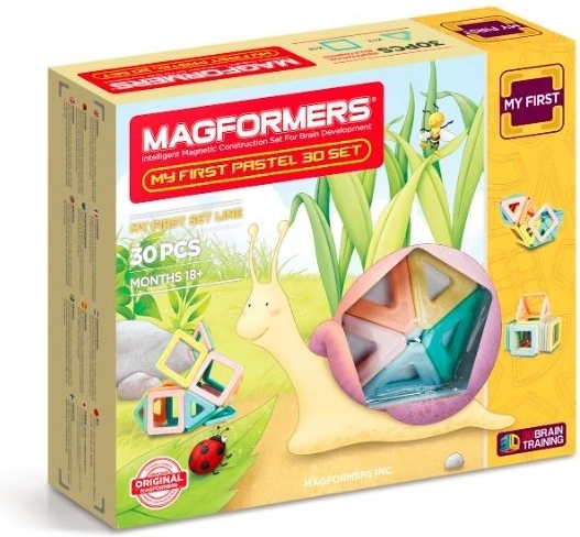 Magnetic Building Set Magformers My First Pastelle