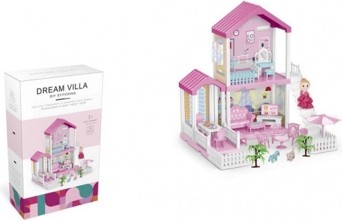 Huis met accessoires voor kinderen