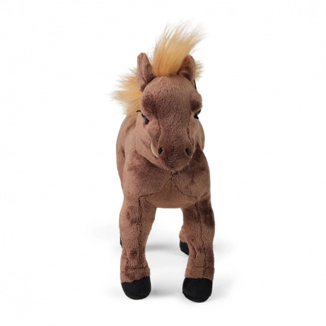 Brown Plush Horse 29 cm Eco-friendly