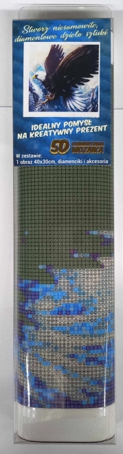 Diamanten schilderpakket Adelaar 30x40 cm