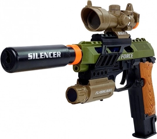 Realistic pistol with lights and sounds