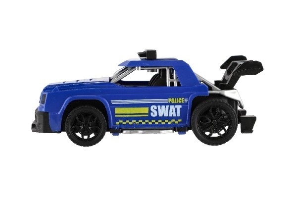 Rennwagen aus Plastik mit Schwungrad - 16 cm