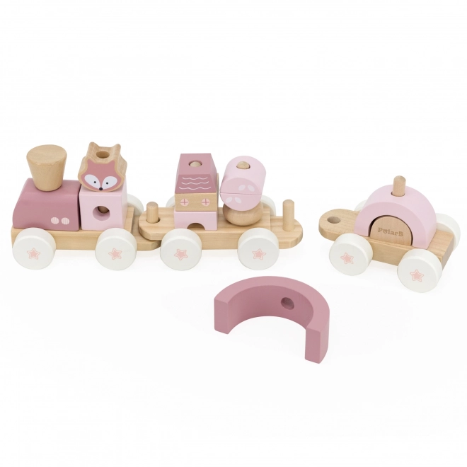 Viga Puzzle Train Set with Blocks