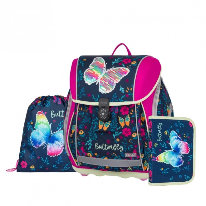 School Set Light with Butterfly Design