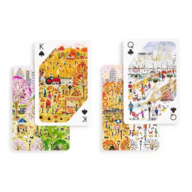Playing Cards Four Seasons by Michael Storrings