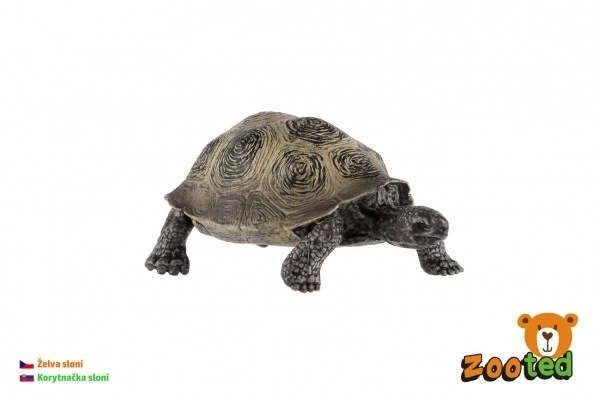 olifantenschildpad zooted plastic 8cm in zak