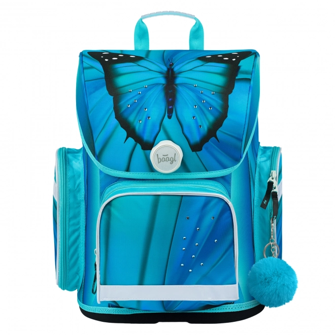 BAAGL SET 3 Ergo Butterfly: schooltas, etui, tasje