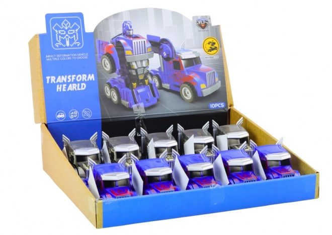 Auto-robot vrachtwagen 2 in 1 robot 2 kleuren