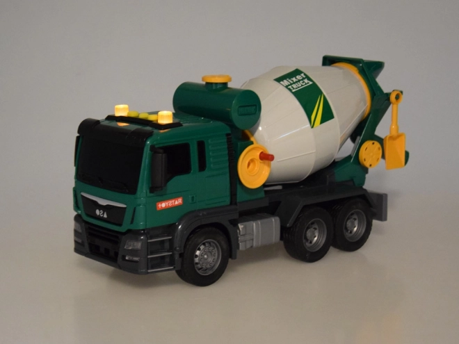 Rotating Drum Cement Mixer Toy with Sound Effects