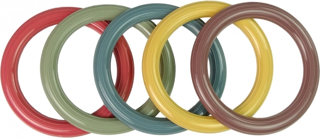 Anneaux colorés et conception durable