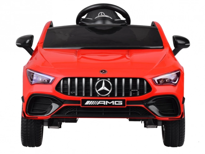 Children's Electric Car Mercedes AMG CLA 45s with Rocking Effect – Red