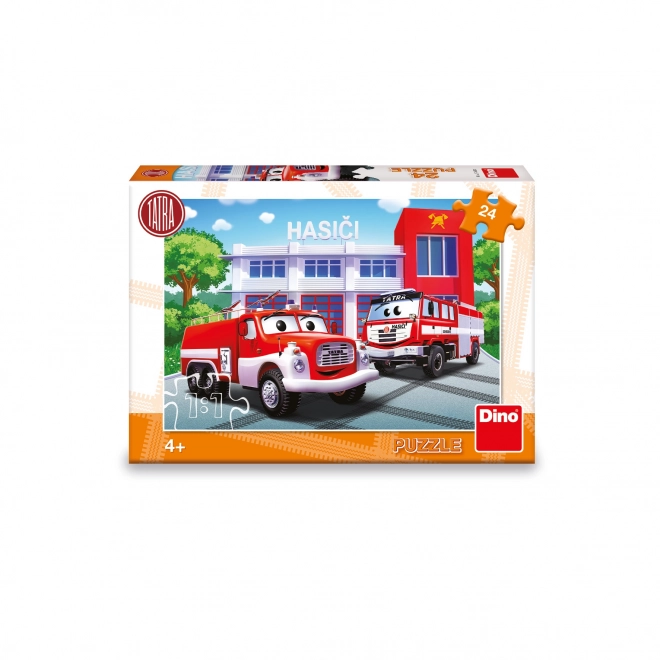 Dino puzzel Brandweer 24 stukken