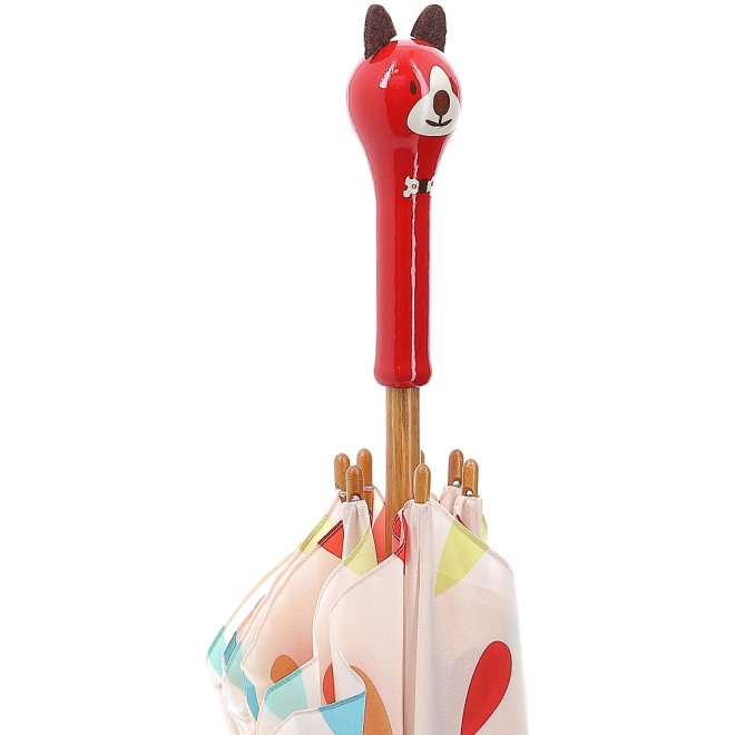Comfortable wooden animal-shaped handle