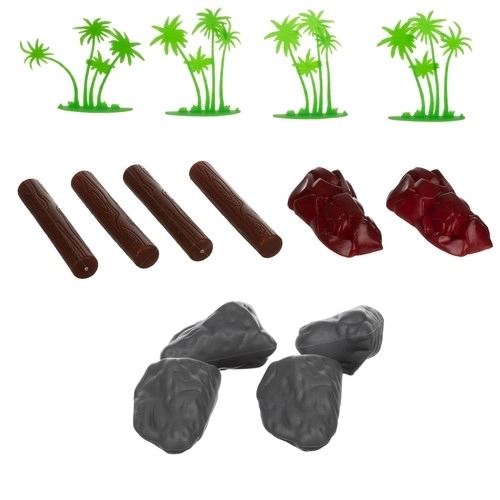 Dierfiguurtjes met een koffertje