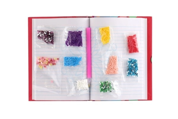 Creatieve set dagboek met diamantdecoratie