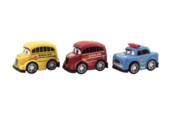 Set van mini plastic autootjes - 10 stuks