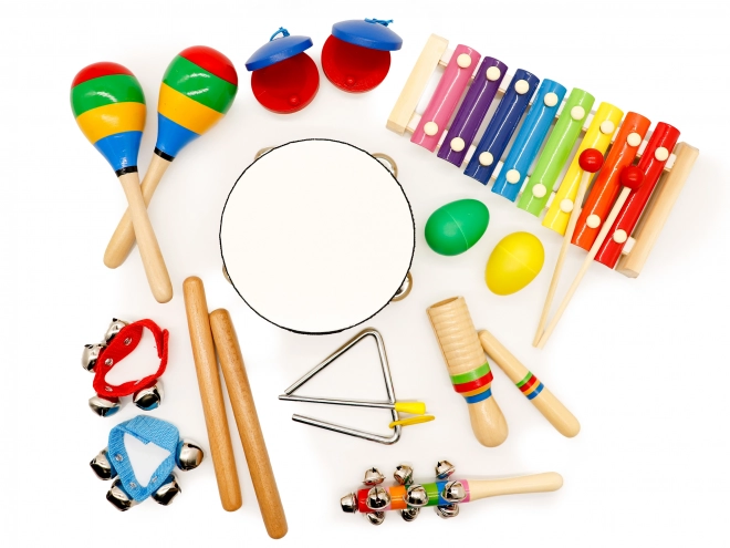 Musical Instrument Set for Children with Backpack