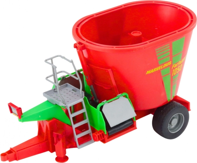 Functional trailer with feed mixer