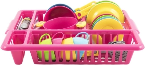 Set de vaisselle pour enfants avec égouttoir – Ensemble