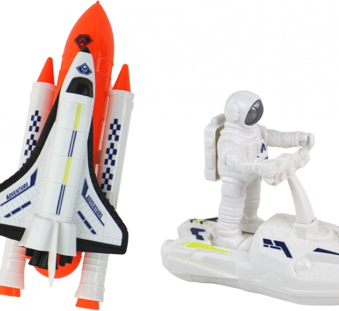 Space shuttle and action-packed exploration