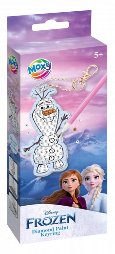 Porte-clés peinture diamant La Reine des Neiges