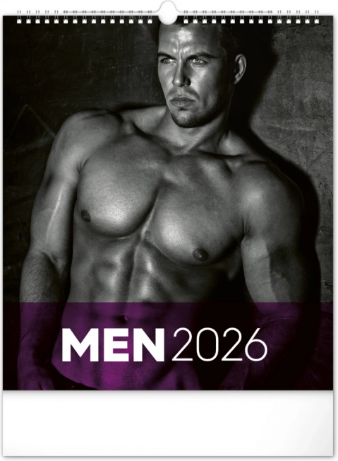 Calendrier mural avec des hommes 2026