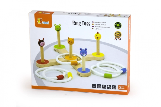 VIGA Holzwurfspiel für Tiere
