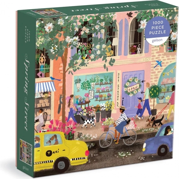 Puzzle Galison Rue de printemps 1000 pièces