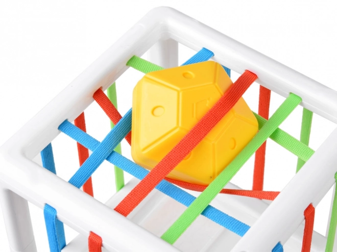 Cube trieur pour enfant avec couverture en caoutchouc