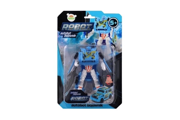 Transformer robot blauw