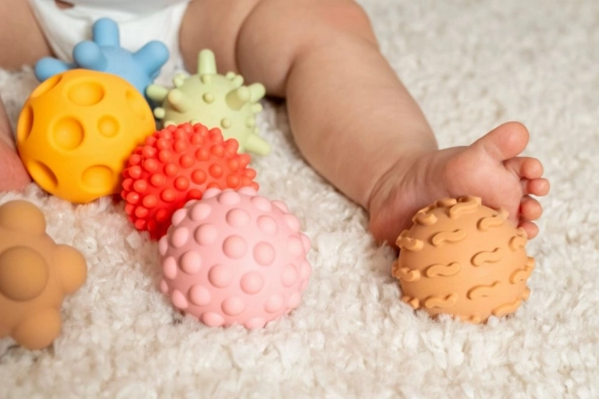 Tullo's sensorische zintuiglijke ballen voor de kleintjes 8 stuks
