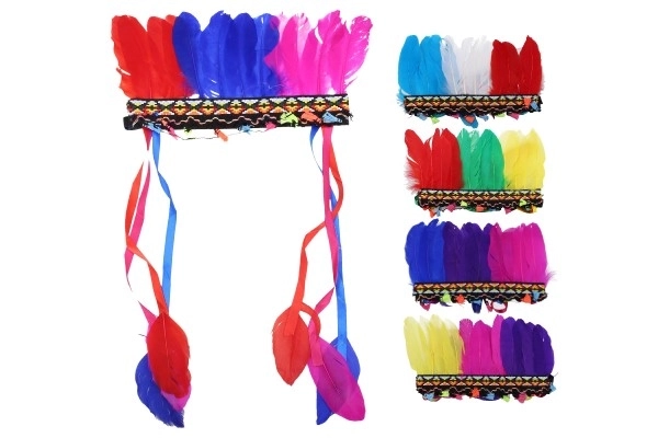 Set carnaval - Indiaanse hoofdband MIX