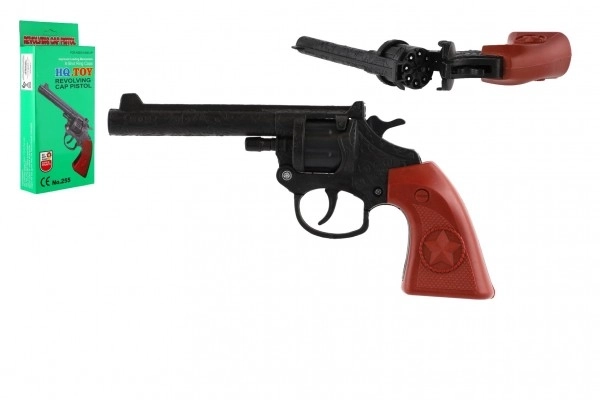 Kinder plastic revolver voor capsules 8 schoten