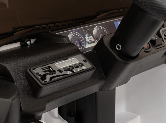 Mercedes AMG G63 voor kinderen wit + afstandsbediening + MP3 LED + langzame start + EVA + gordels