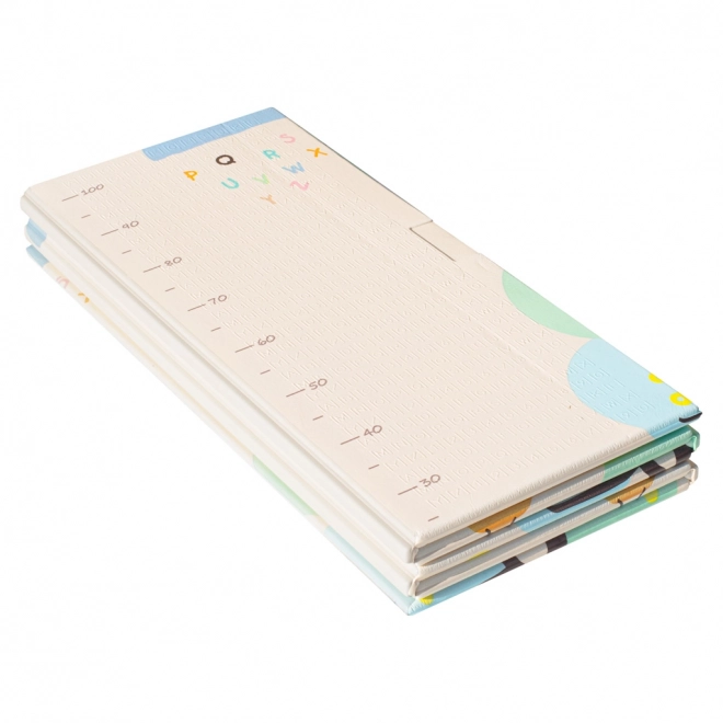 Educatieve dubbelzijdige opvouwbare schuimlaag 179x198 olifanten/plaatjes