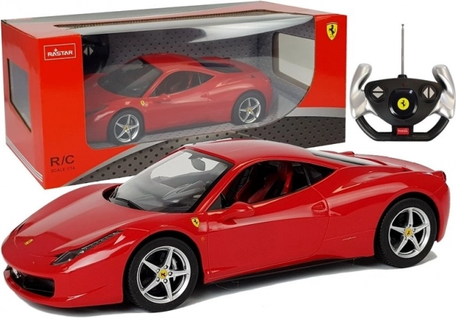 R/C Car Ferrari 458 Italia Rastar 1:14 Red