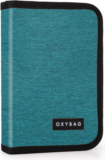 Školní penál s 2 chlopněmi UNICOLOR green