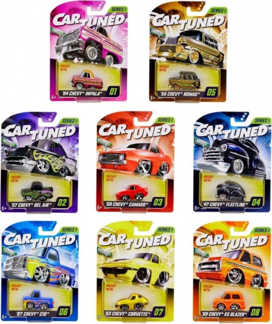 verzamelbare metalen autootjes CarTuned serie 1 – 8 varianten, Sidekick