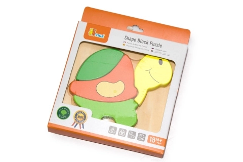 Puzzel voor de kleinsten - schildpad