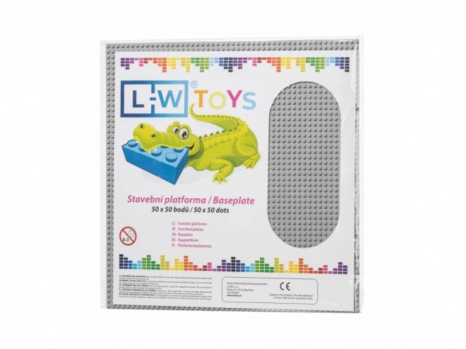 L-W Speelgoed Grote Bouwplaat 50x50