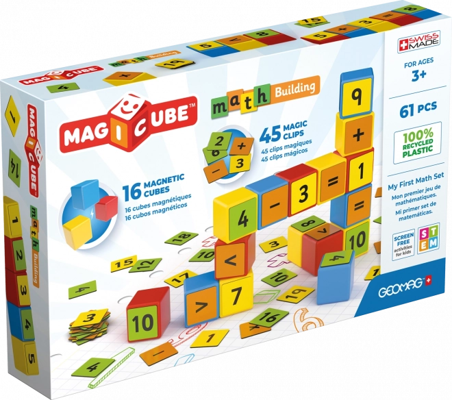 Geomag Magnetic Cubes Math Set